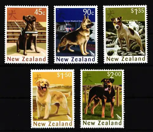 Neuseeland 2306-2310 postfrisch #HU778