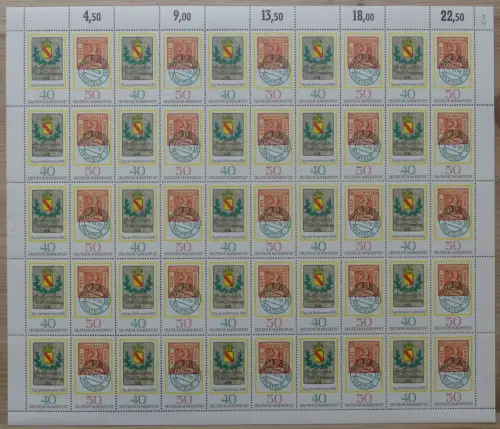 BRD 980-981 postfrisch ZD-Bogen #HL741