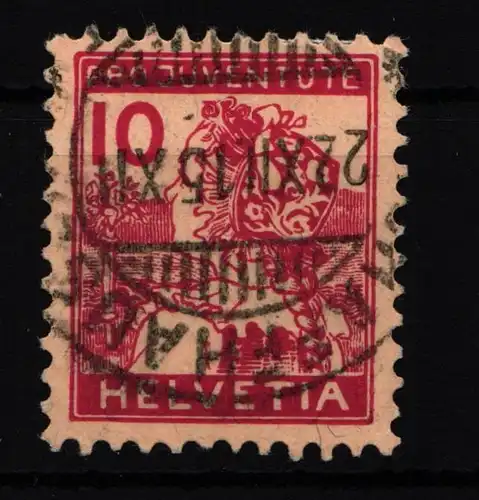 Schweiz 129 gestempelt mit Vollstempel #HT936