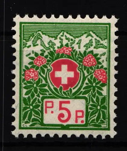 Schweiz Portofreimarken 11 II postfrisch ohne Kontrollnummer #HA972