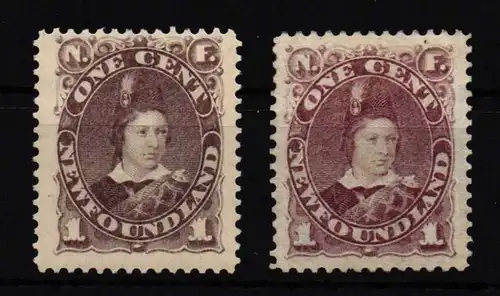 Neufundland (Kanada - brit. Kolonien) 31 a + b mit Falz #HR102