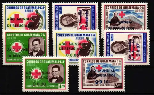 Guatemala 643-650 postfrisch Rotes Kreuz #HR109