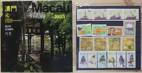 Macau Jahrbuch 1985 ohne Block postfrisch #HC803