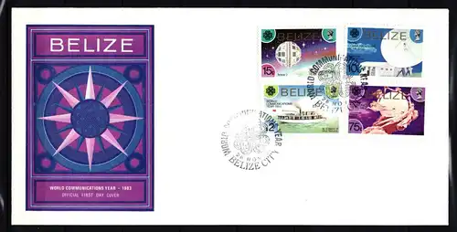 Belize 715-720 gestempelt als FDC / Raumfahrt #HP217