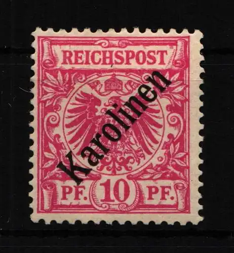 Deutsche Kolonien Karolinen 3I mit Falz #HF893