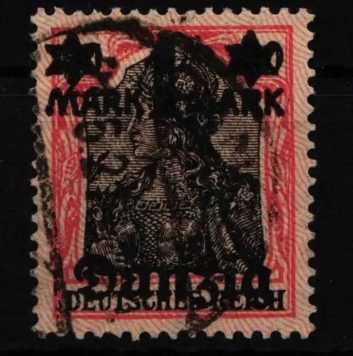 Danzig 41 Typ I gestempelt geprüft Infla Berlin #HW174