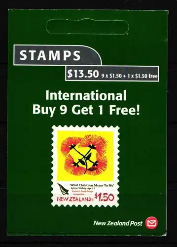 Neuseeland 2376 postfrisch Markenheftchen #HV764