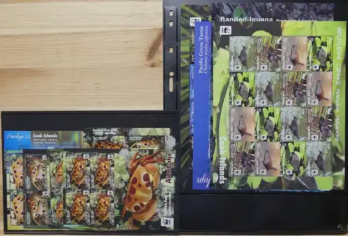WWF-Tiere Lot Kleinbögen & Blocks postfrisch #HL541