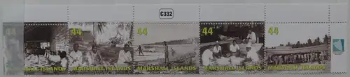 Marshall Inseln 2802-2806 postfrisch Fünferstreifen Geschichte #HS420