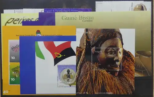 Angola, Guinea-Bissau Partie aus kpl. Sätzen aus 2001/2002 #HL511