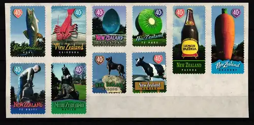 Neuseeland 1719-1728 postfrisch Folienblatt #HV081