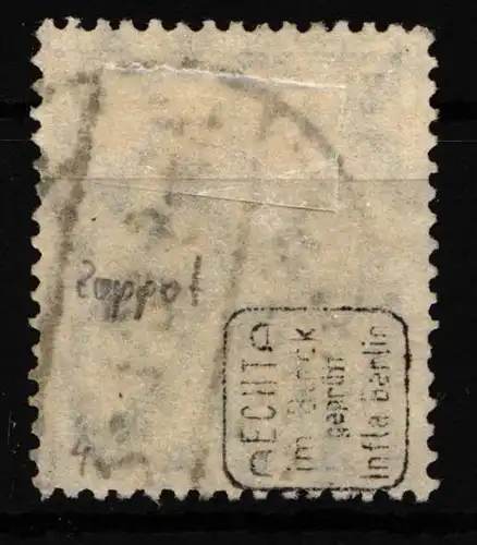 Danzig 4 gestempelt geprüft Infla Berlin #HW375