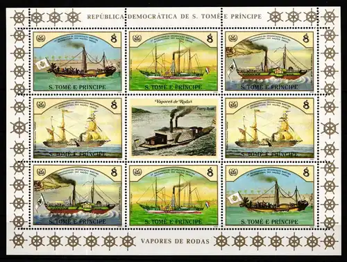 São Tomé und Príncipe 916-919 postfrisch Kleinbogen #HV799