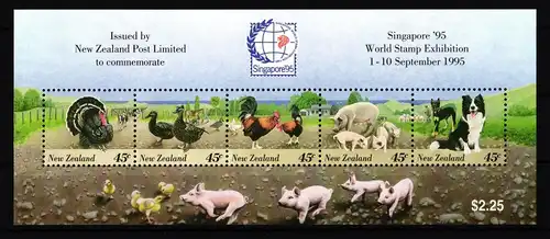 Neuseeland 1441-1450 postfrisch Zehnerblock #HV005