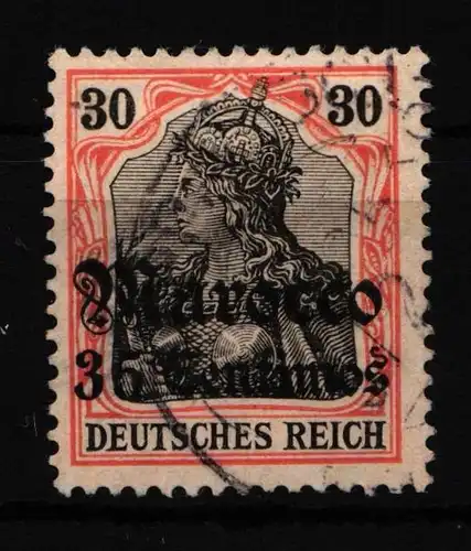 Deutsche Auslandspostämter Marokko 39 gestempelt #HS847