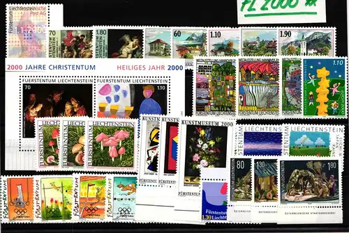 Liechtenstein postfrisch Jahrgang 2000 #HP814