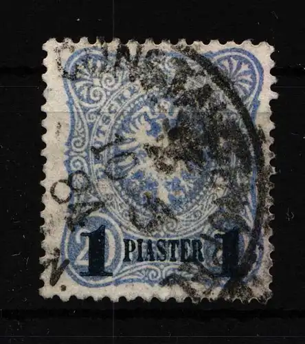 Deutsche Auslandspostämter Türkei 3b gestempelt geprüft Hollmann BPP #HS936