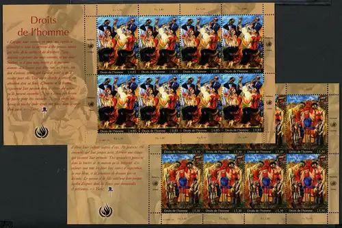 UNO Genf Kleinbogensatz 505-506 postfrisch Menschenrechte #GW885