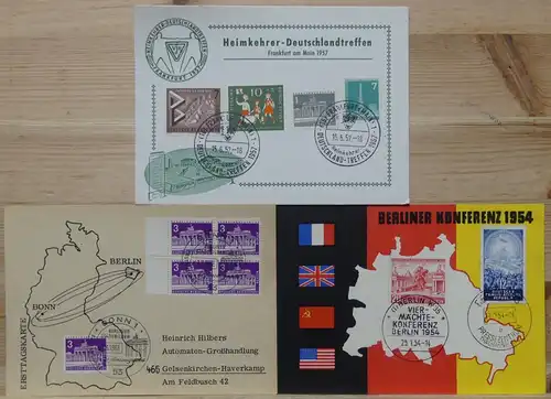 Berlin Lot Sonderpostkarten #HL803