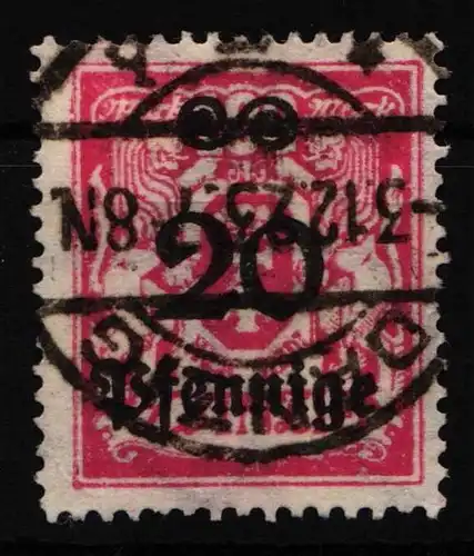 Danzig 183 gestempelt geprüft Infla Berlin #HW226