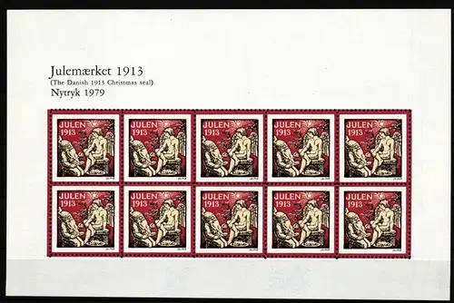 Dänemark aus Jahrgang 1979 postfrisch Kleinbogen aus Julemarken #HP953