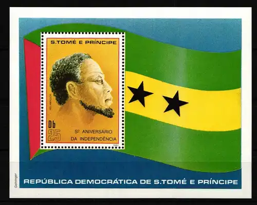 São Tomé und Príncipe Block 46 postfrisch #HV130