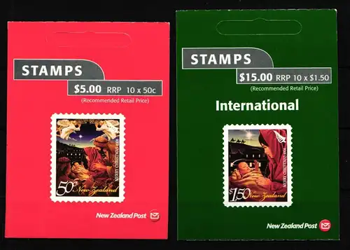 Neuseeland 2554-2555 postfrisch Markenheftchen #HV788