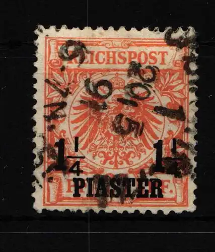 Deutsche Auslandspostämter Türkei 9a gestempelt geprüft Zenker BPP #HS956