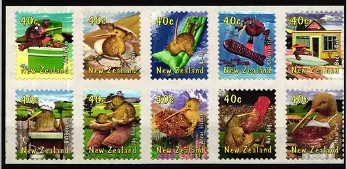 Neuseeland 1826-1835 postfrisch Folienblatt #HV711