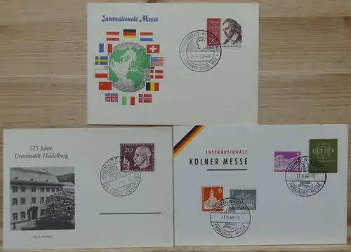 Berlin Lot Sonderpostkarten #HL802