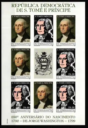 São Tomé und Príncipe 774 B-775 B postfrisch Kleinbogen #HV793