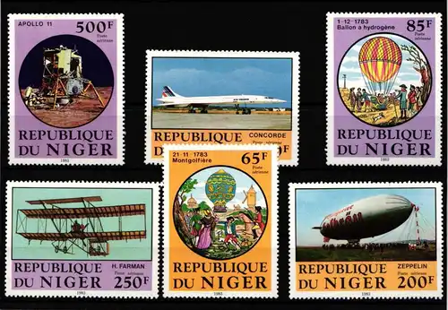 Niger 825-830 postfrisch Raumfahrt #HP618