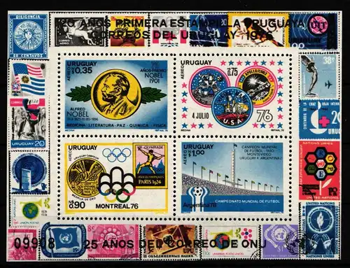 Uruguay Block 32 postfrisch Raumfahrt #HP668