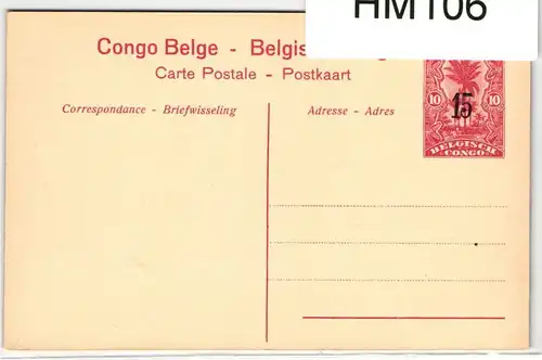 Belgisch Kongo Ascher P 81 III als Ganzsache ungebraucht #HM106