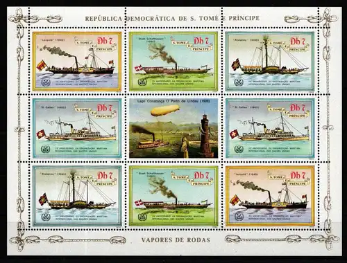 São Tomé und Príncipe 912-915 postfrisch Kleinbogen #HV798