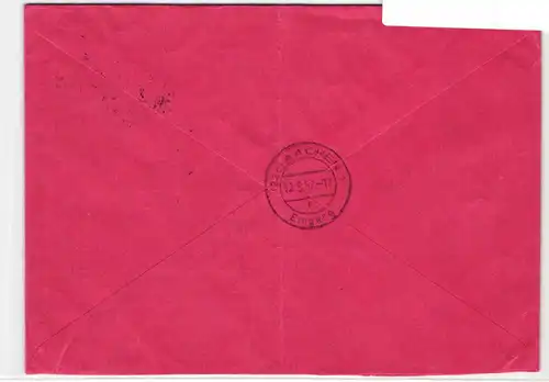 BRD 185 auf Brief Wahlbrief #HM119
