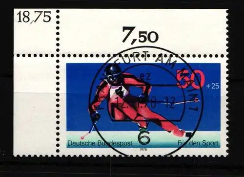 BRD 958 gestempelt KBWZ #HM024