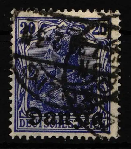 Danzig 4 gestempelt geprüft Infla Berlin #HW378