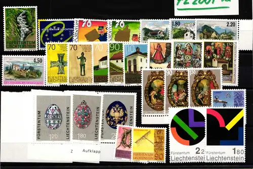 Liechtenstein postfrisch Jahrgang 2001 #HP813