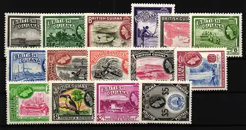 Britisch Guyana 199-213 postfrisch #HR086