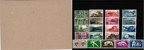 Schweiz Lot Pro Patria 1946-1963 postfrisch #HM338