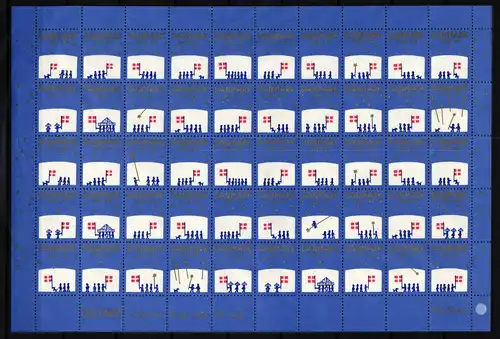 Dänemark aus Jahrgang 1976 postfrisch Kleinbogen aus Julemarken #HP948