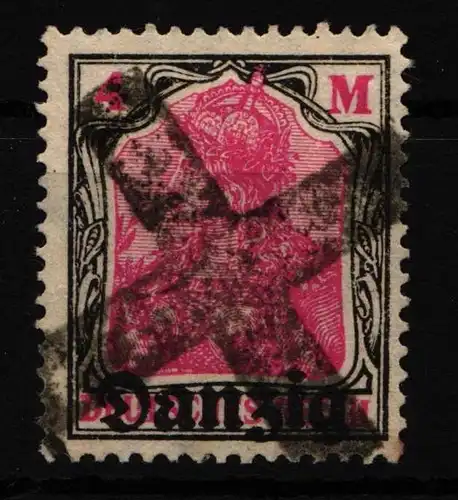 Danzig 14 gestempelt geprüft Infla Berlin #HW399