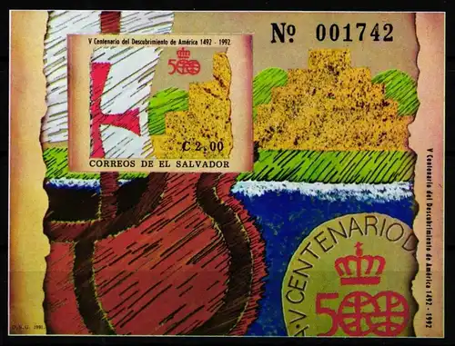 El Salvador Block 47 postfrisch #HV139