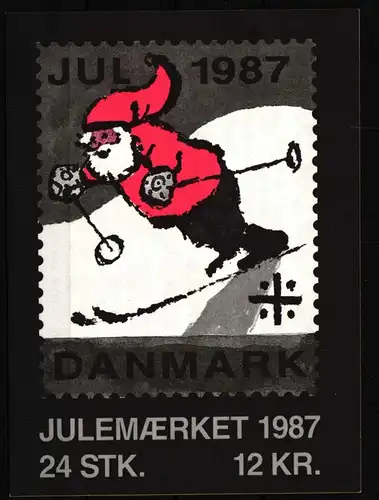 Dänemark aus Jahrgang 1987 postfrisch Grußmarken / Weihnachten #HP932