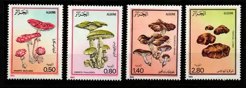 Algerien 827-830 postfrisch Pilze #HQ333