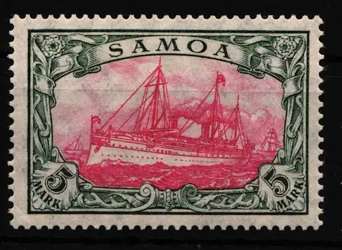 Deutsche Kolonien Samoa 23IA mit Falz #HZ794