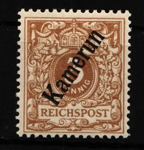 Deutsche Kolonien Kamerun 1 mit Falz #HF963