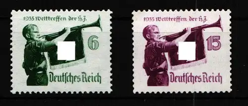 Deutsches Reich 584-585 postfrisch #HM249