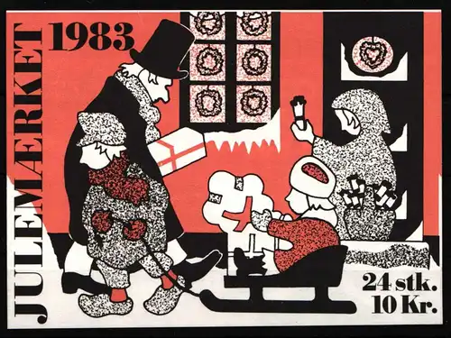 Dänemark aus Jahrgang 1983 postfrisch Grußmarken / Weihnachten #HP928